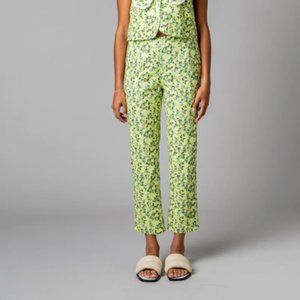 Rachel Antonoff Birdie Pant in Blueberries, Size 4, NEW